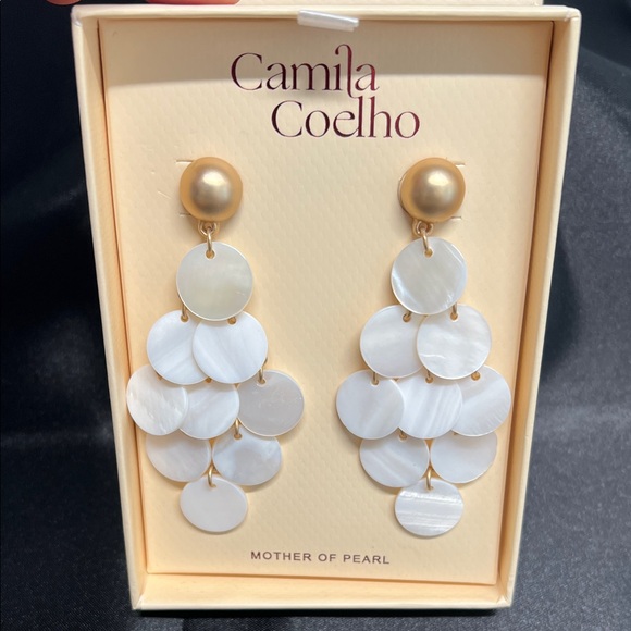 Camila Coelho Jewelry - Camila Coelho | Mother of Pearl Dangle Earrings